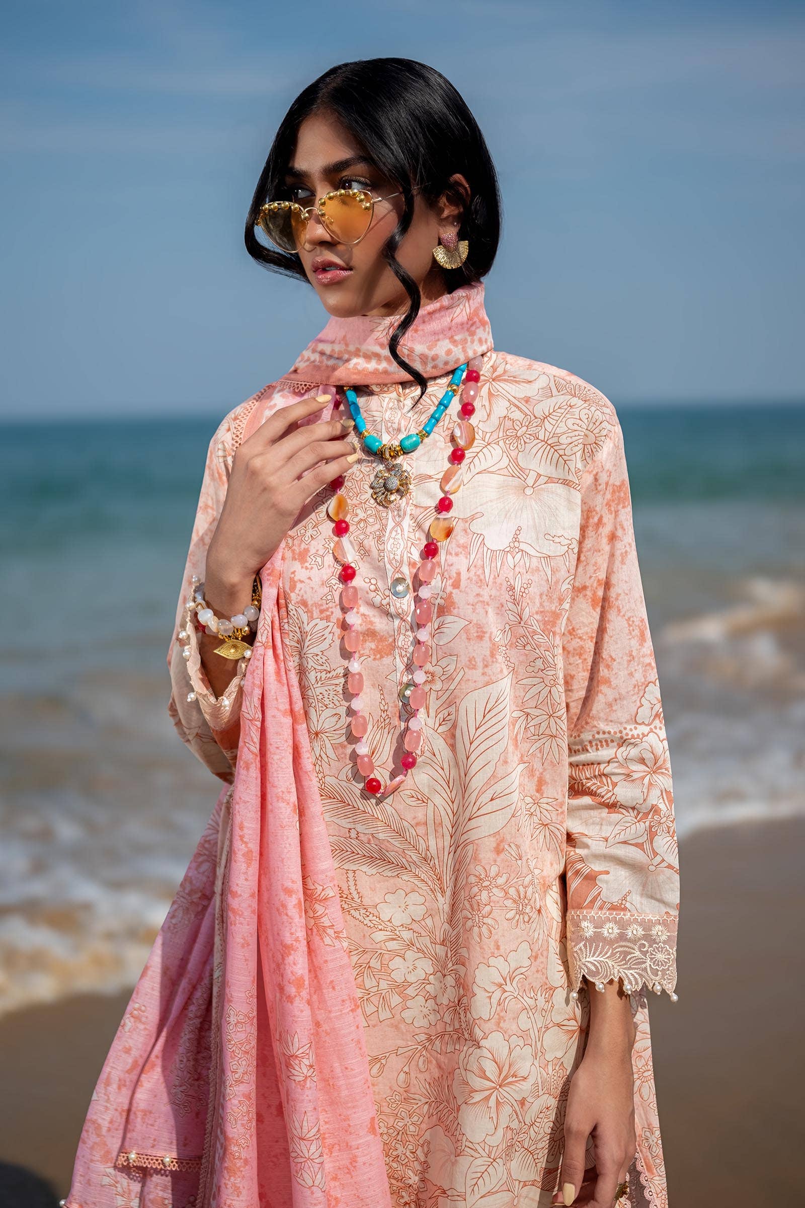 Sana Safinaz | Mahay Spring 24 | H241-009B-2DD - Pakistani Designer Dress - by Sana Safinaz | Type: Luxury - 100% Original at Saira Sultan