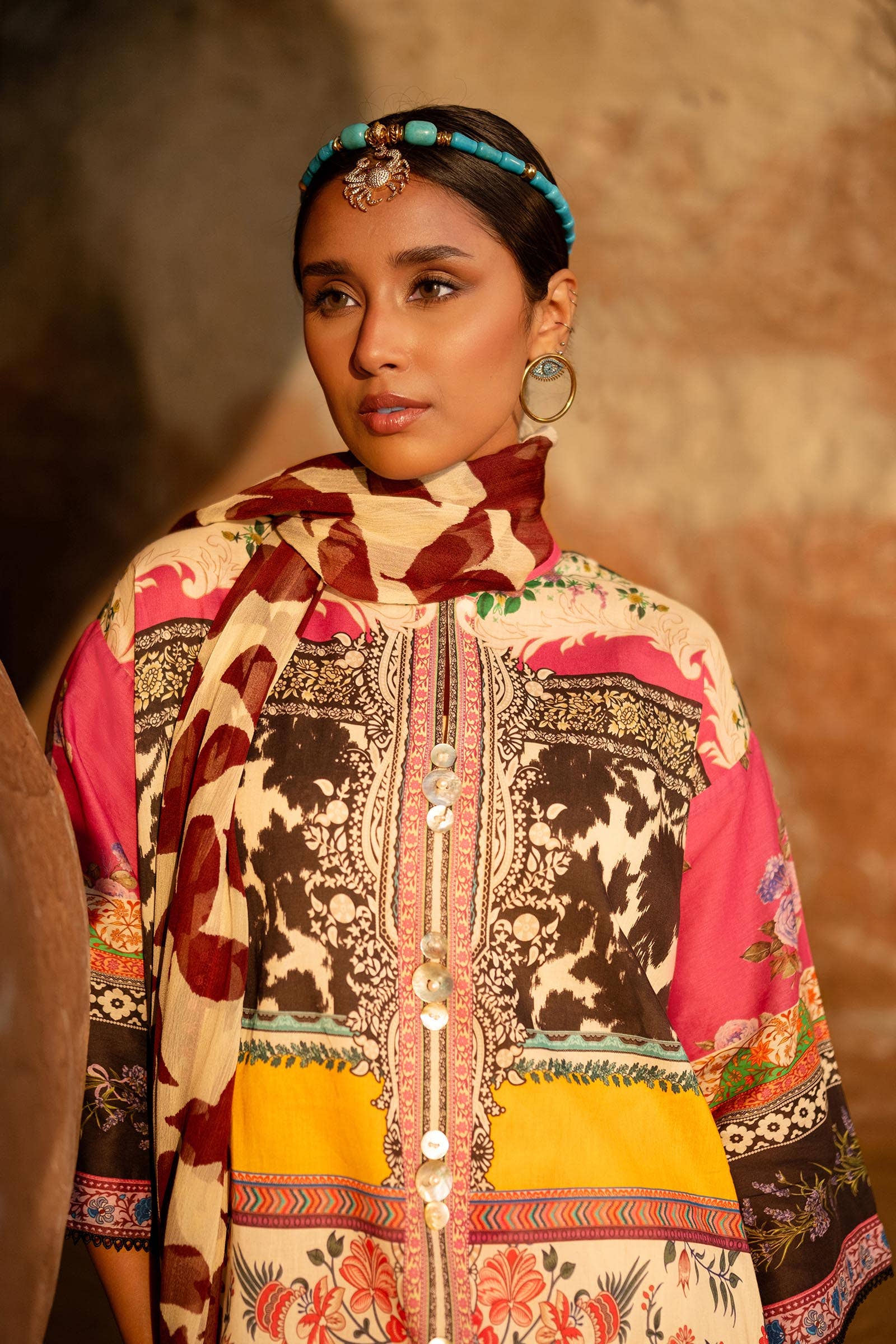 Sana Safinaz | Mahay Spring 24 | H241-027A-2I - Pakistani Designer Dress - by Sana Safinaz | Type: Luxury - 100% Original at Saira Sultan