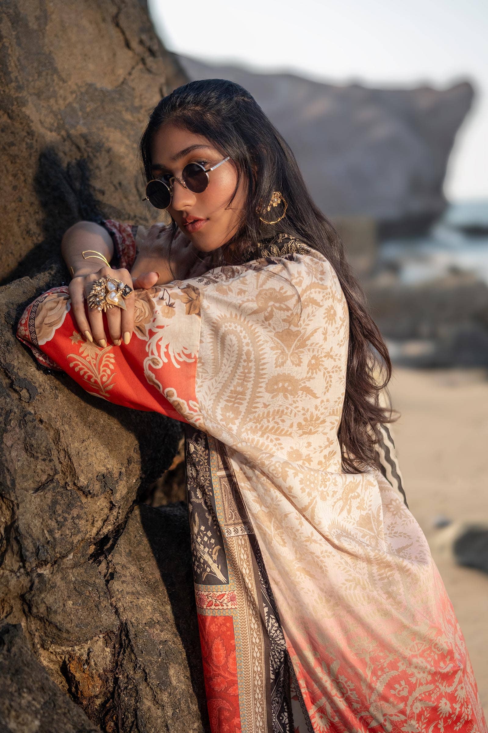 Sana Safinaz | Mahay Spring 24 | H241-028A-2BG - Pakistani Designer Dress - by Sana Safinaz | Type: Luxury - 100% Original at Saira Sultan