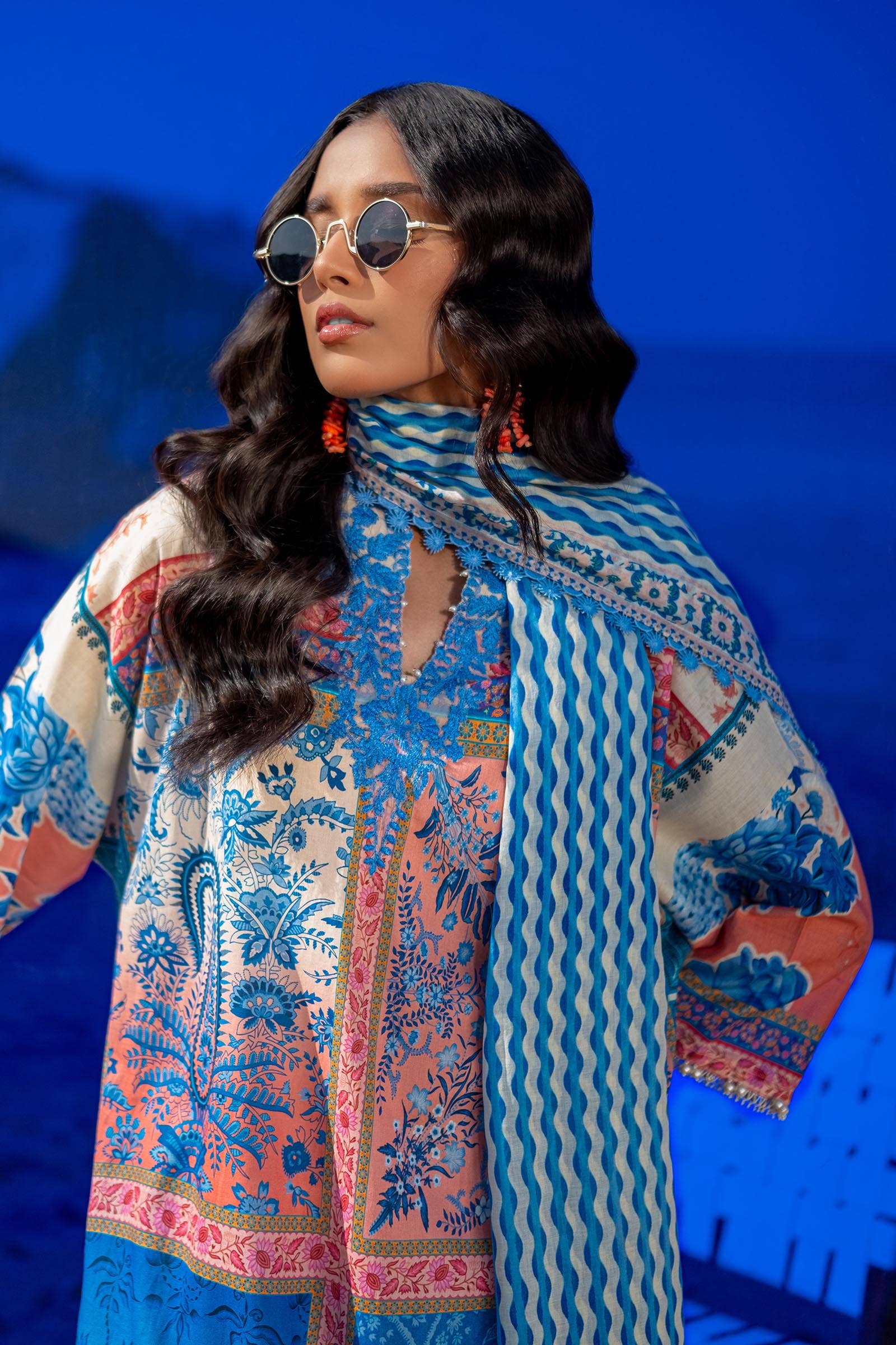 Sana Safinaz | Mahay Spring 24 | H241-028B-2BG - Pakistani Designer Dress - by Sana Safinaz | Type: Luxury - 100% Original at Saira Sultan