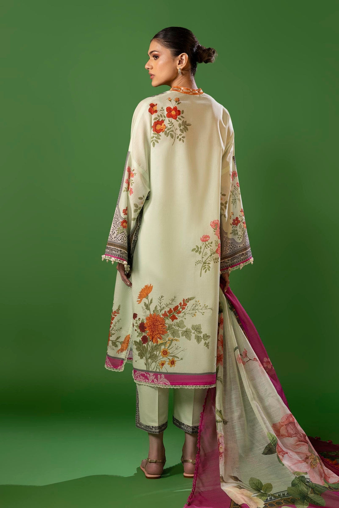 Sana Safinaz | Mahay Spring 25 | A-09 XS Pastel Mint Lawn