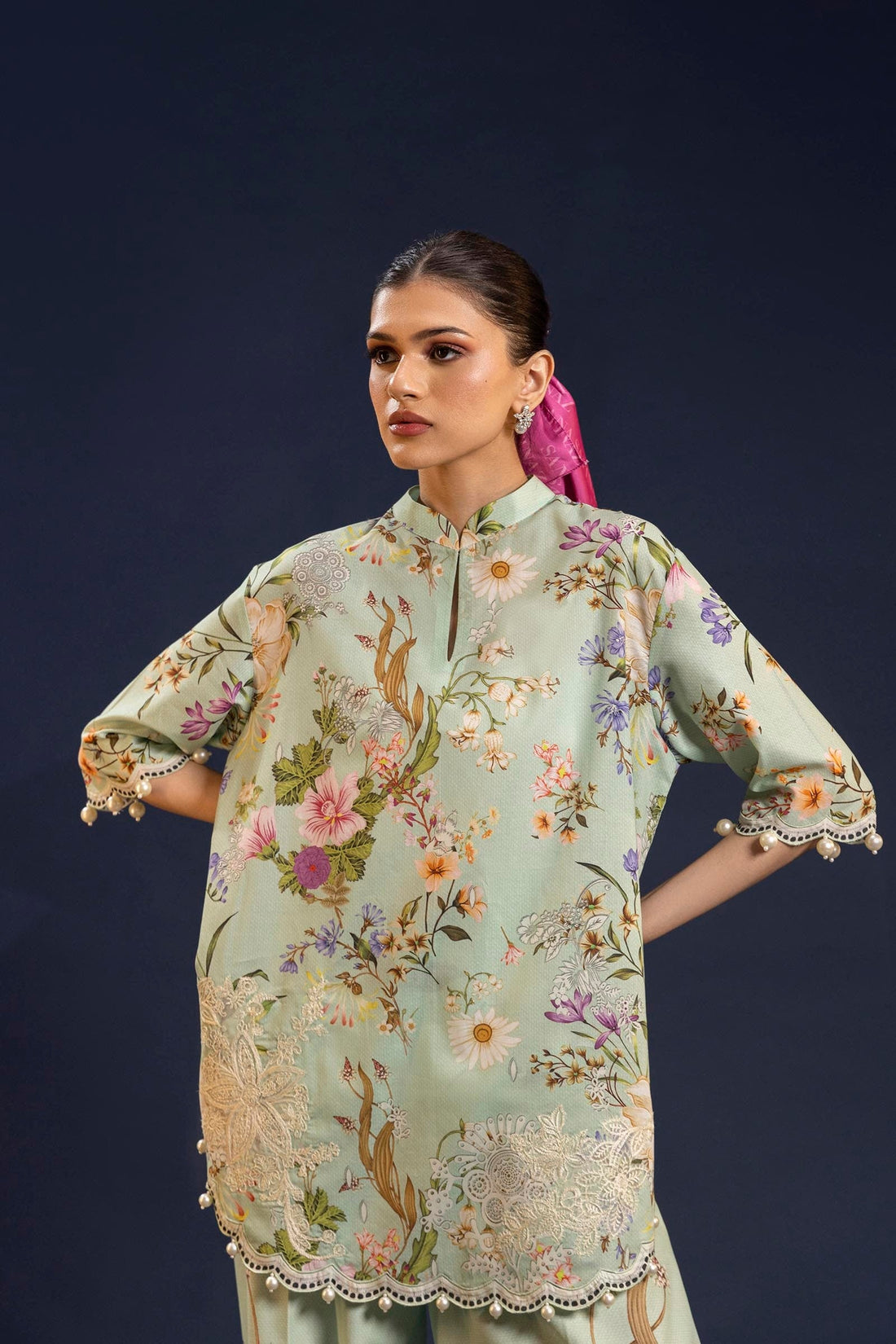 Sana Safinaz | Mahay Spring 25 | H251-014B-2AC - Pakistani Designer Dress - by Sana Safinaz - Type : Ladies Clothes - 100% Original at Saira Sultan