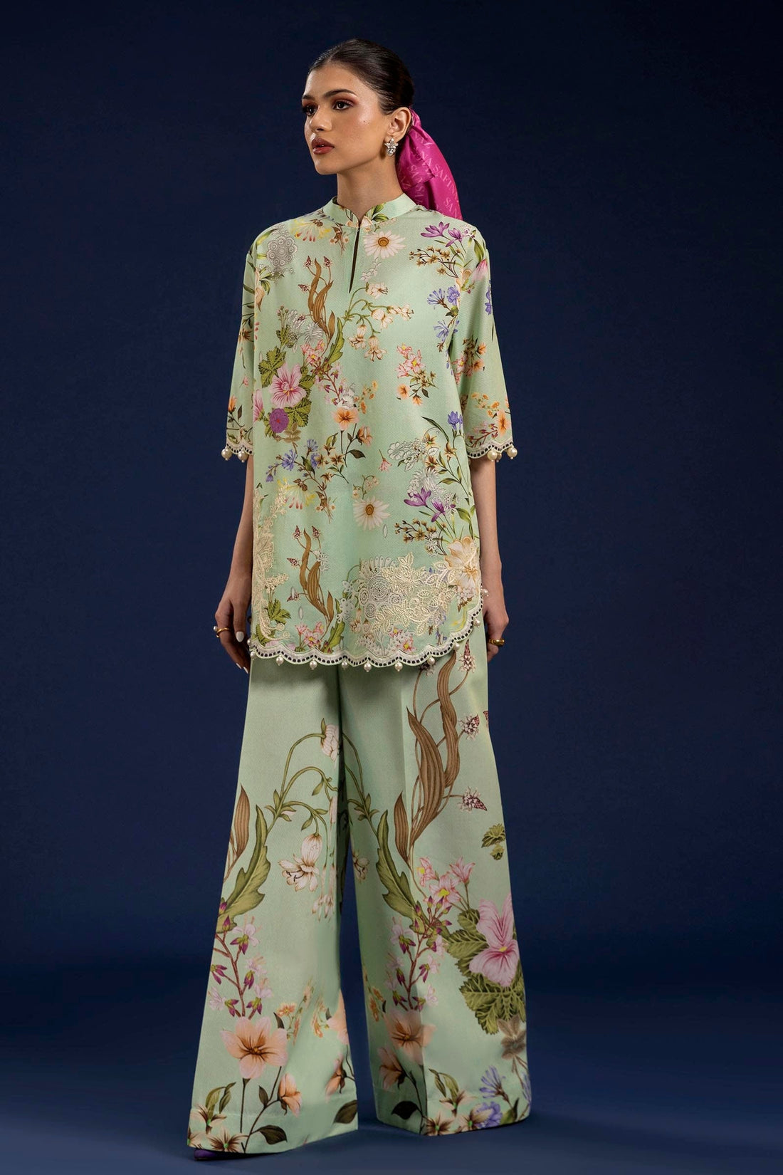 Sana Safinaz | Mahay Spring 25 | H251-014B-2AC - Pakistani Designer Dress - by Sana Safinaz - Type : Ladies Clothes - 100% Original at Saira Sultan