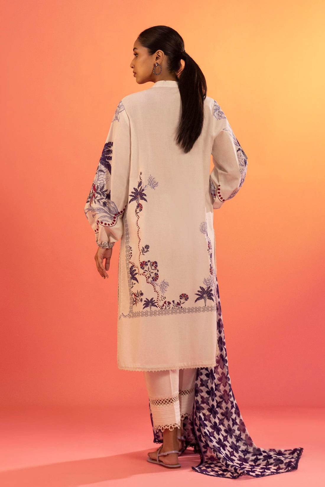 Sana Safinaz | Mahay Summer 25 | 001A XS Off White Lawn