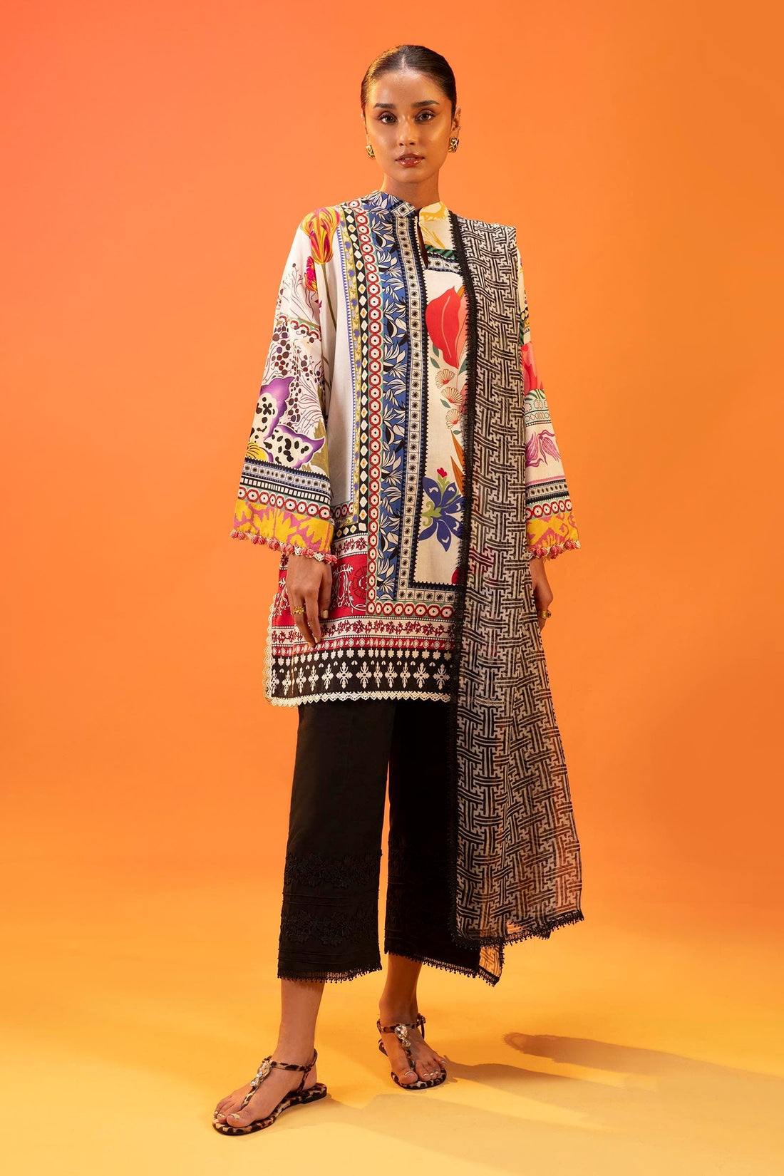 Sana Safinaz | Mahay Summer 25 | 002A XS White Lawn