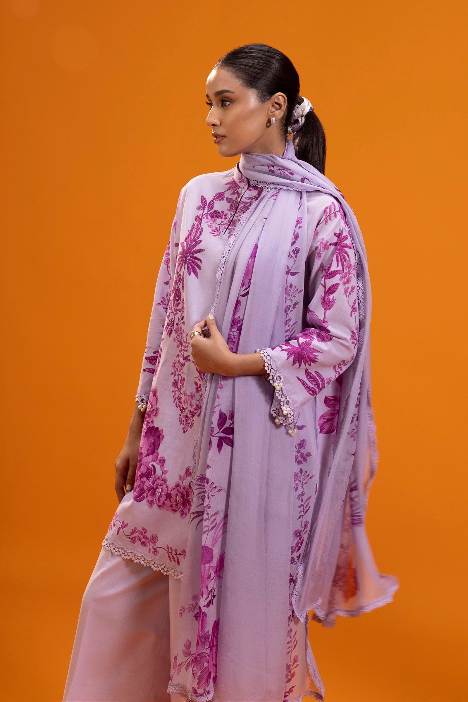 Sana Safinaz | Mahay Summer 25 | 007B M Lilac Lawn
