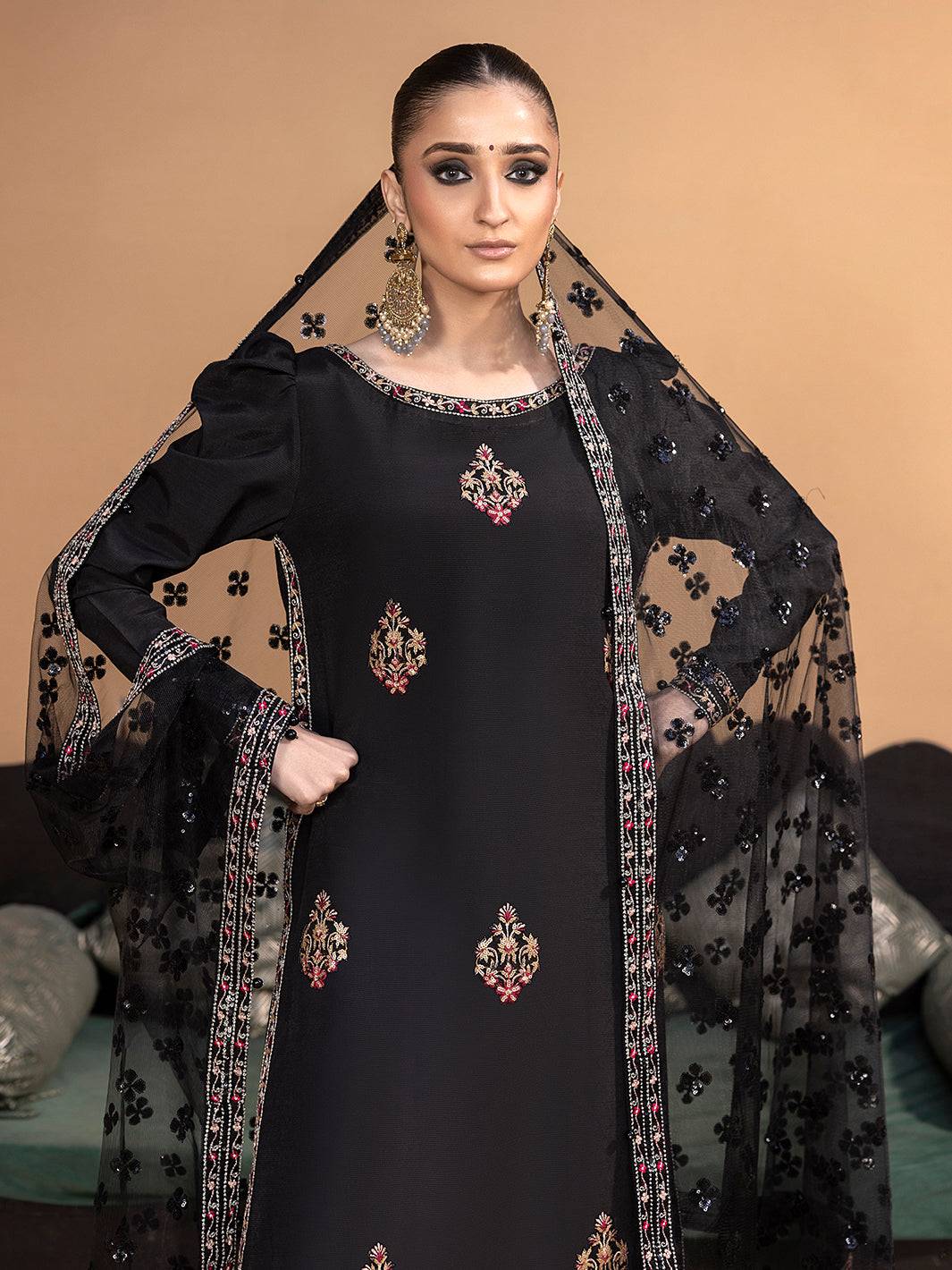 Hem Stitch | Raw Silk Edit 25 | Haya - Pakistani Designer Dress - by Hemstitch | Type: Ladies Clothes - 100% Original at Saira Sultan