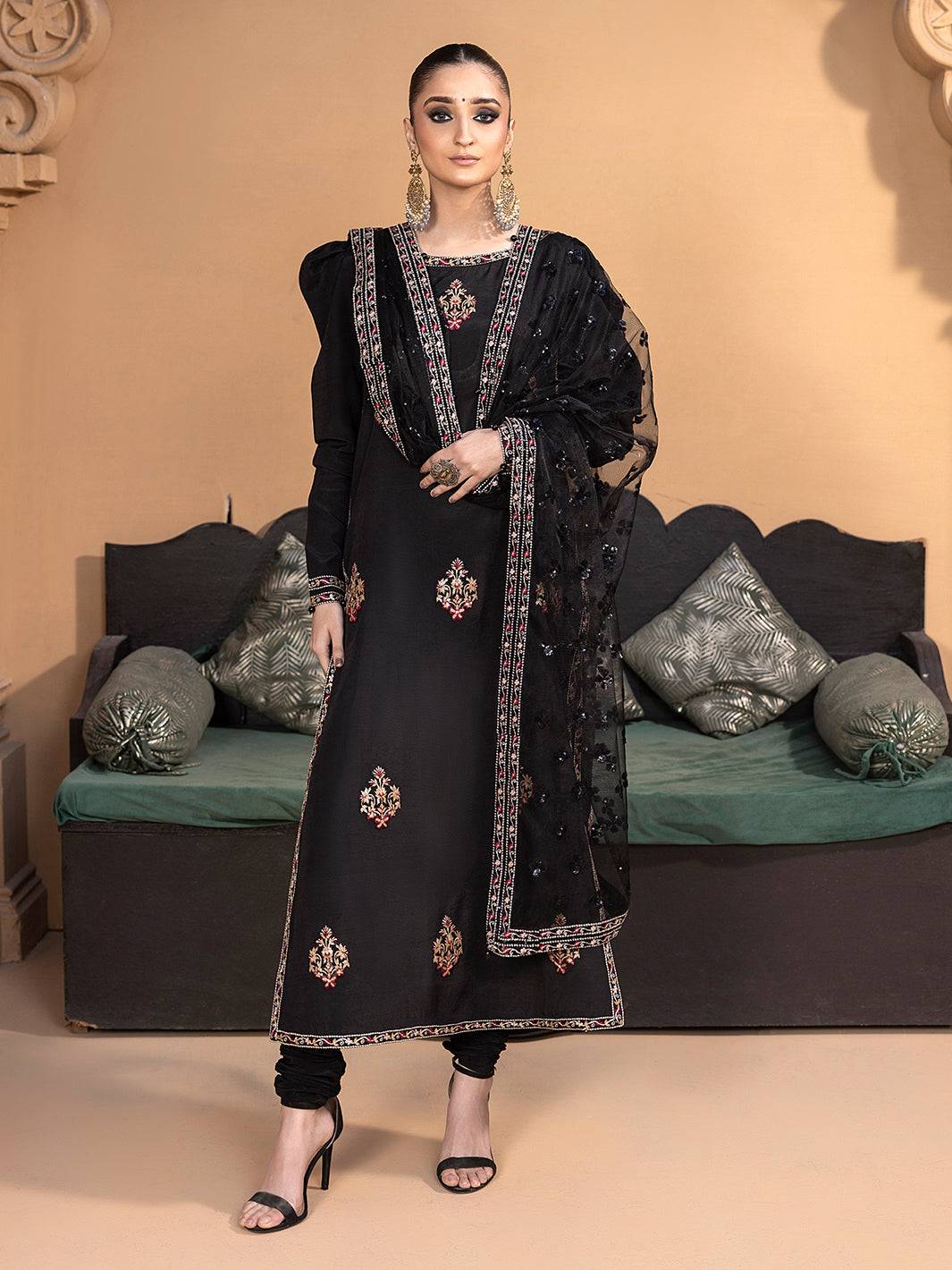 Hem Stitch | Raw Silk Edit 25 | Haya - Pakistani Designer Dress - by Hemstitch | Type: Ladies Clothes - 100% Original at Saira Sultan