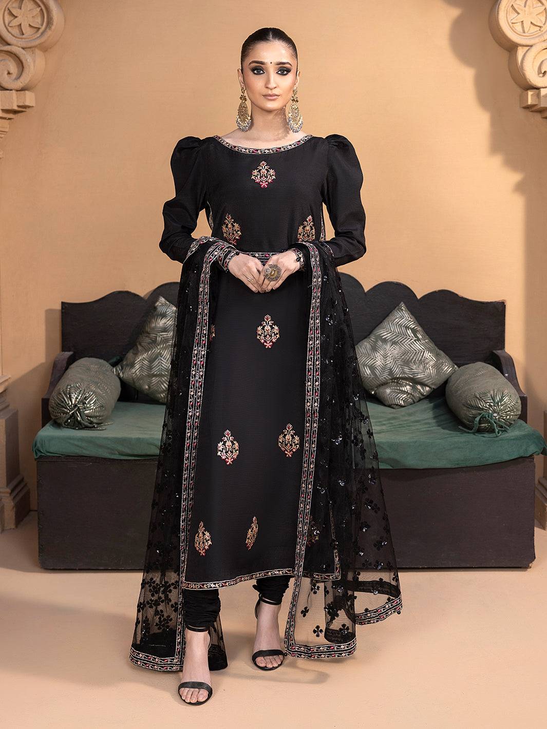 Hem Stitch | Raw Silk Edit 25 | Haya - Pakistani Designer Dress - by Hemstitch | Type: Ladies Clothes - 100% Original at Saira Sultan
