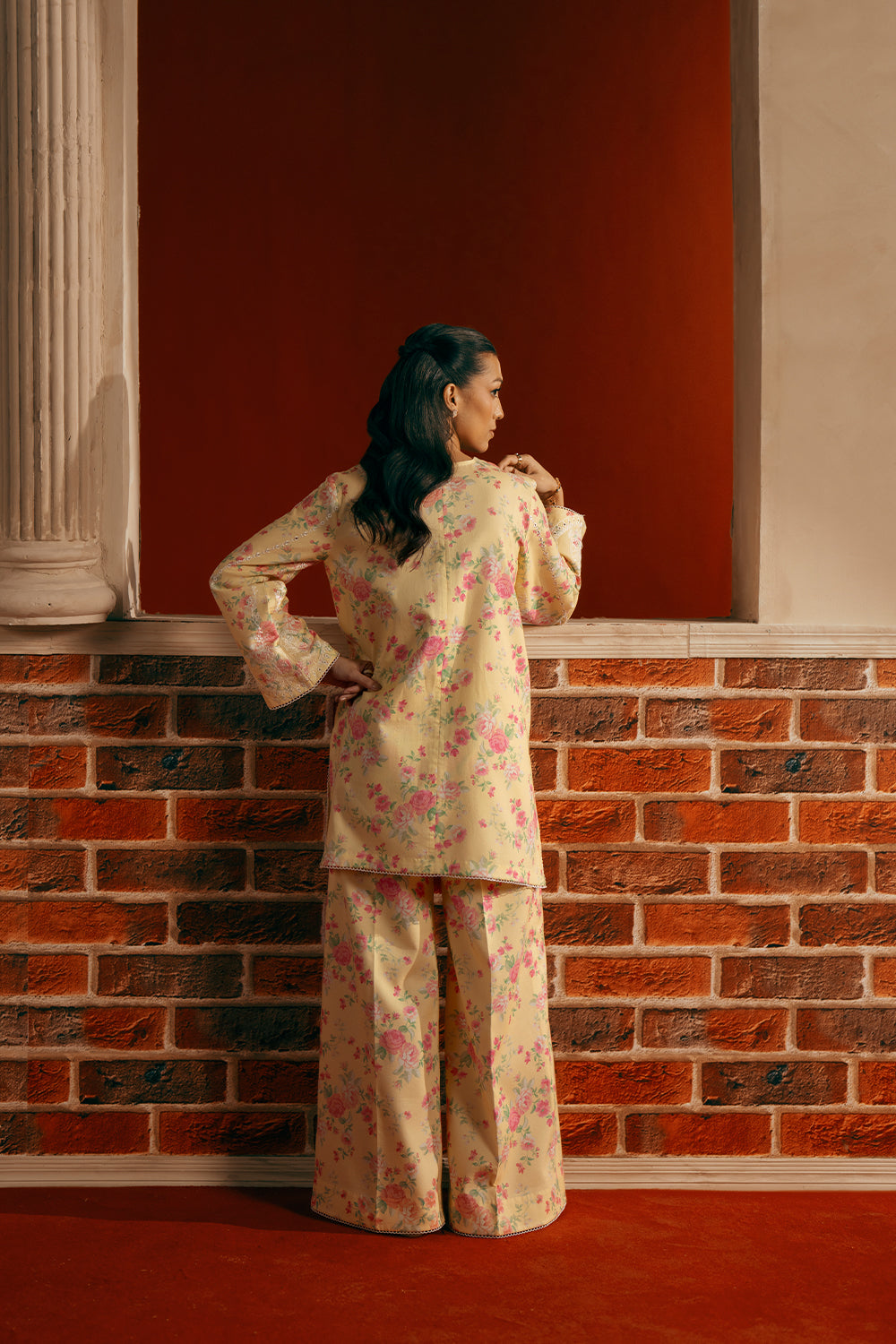 Saira Rizwan | Joolie Co ords | YELLOW-JBP25-01 - Pakistani Designer Dress - by Saira Rizwan - Type : Ladies Clothes - 100% Original at Saira Sultan