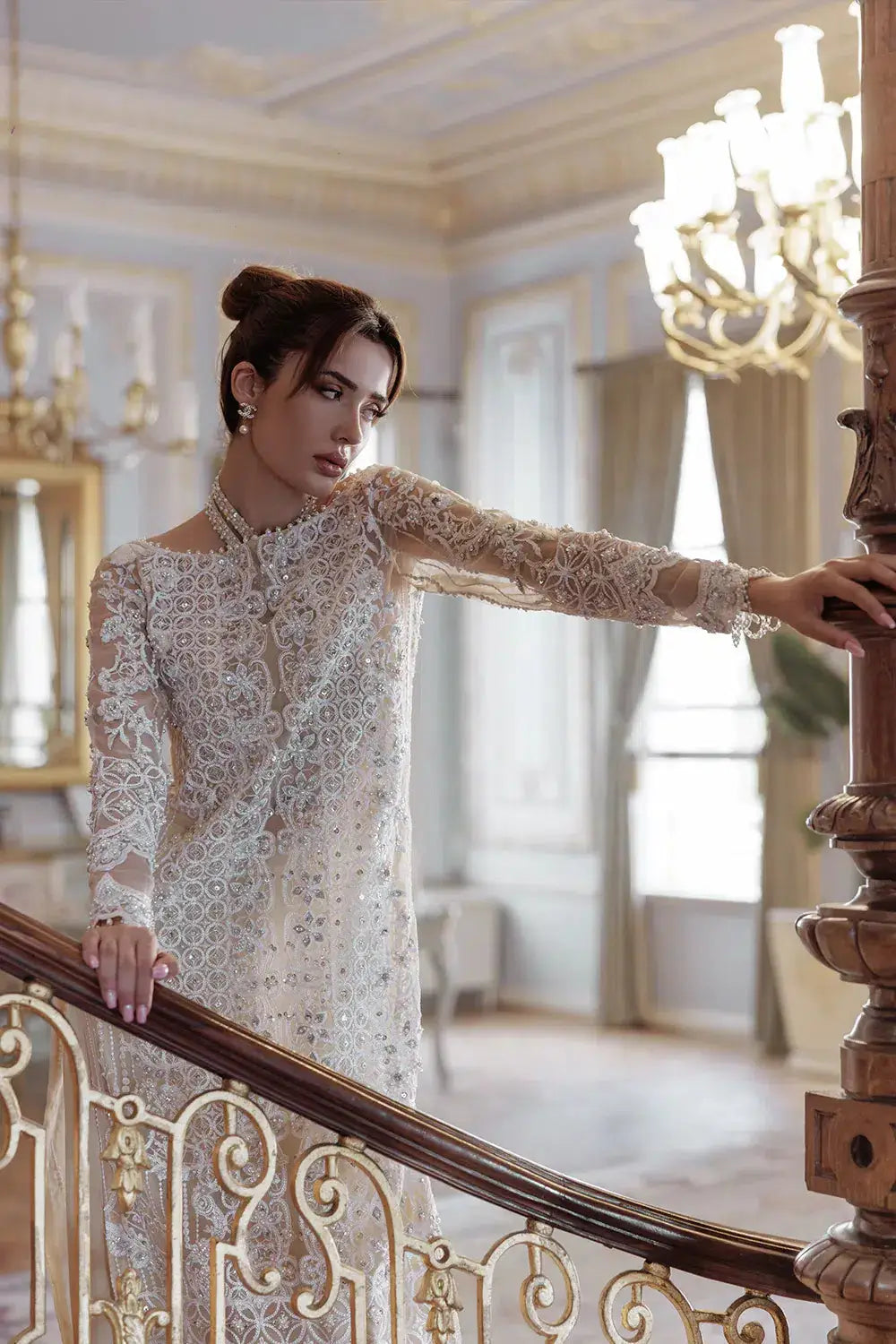 Saira Rizwan | Lumiere Festive 23 | DAISY SR-04 - Pakistani Designer Dress - by Saira Rizwan | Type: Bridal - 100% Original at Saira Sultan