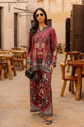 Saira Rizwan | Resort Collection 25 | ROSA-SRRC03-25 XS Maroon Silk