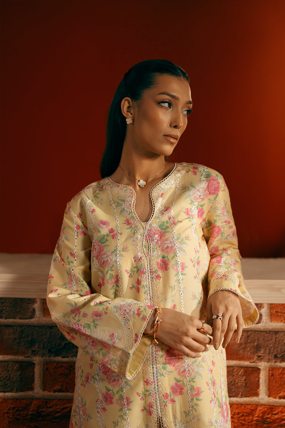Saira Rizwan | Joolie Co ords | YELLOW-JBP25-01 - Pakistani Designer Dress - by Saira Rizwan - Type : Ladies Clothes - 100% Original at Saira Sultan