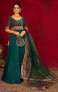 Maya | Raazi Velvet 24 | DILAAB XS Teal Green Velvet