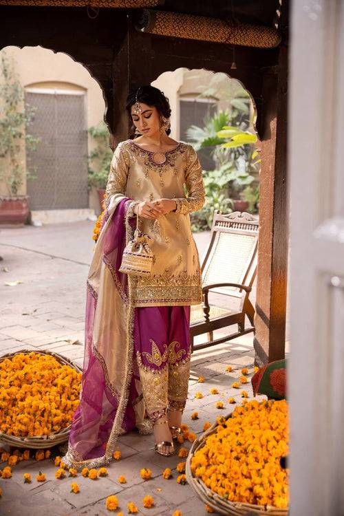 Maya | Wedding Formal Humnawa | ZAMANI - Pakistani Designer Dress - by Maya | Type: Bridal - 100% Original at Saira Sultan