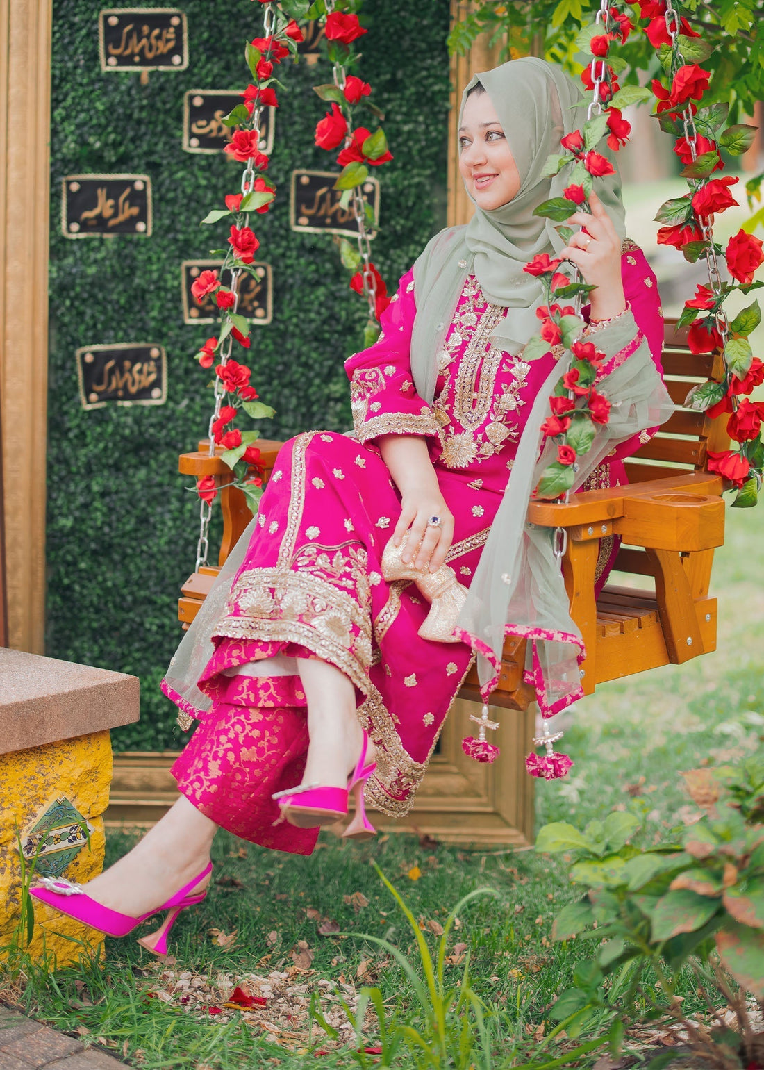Mahgul | Dilara Formals | Samrah XS Candy Pink Organza