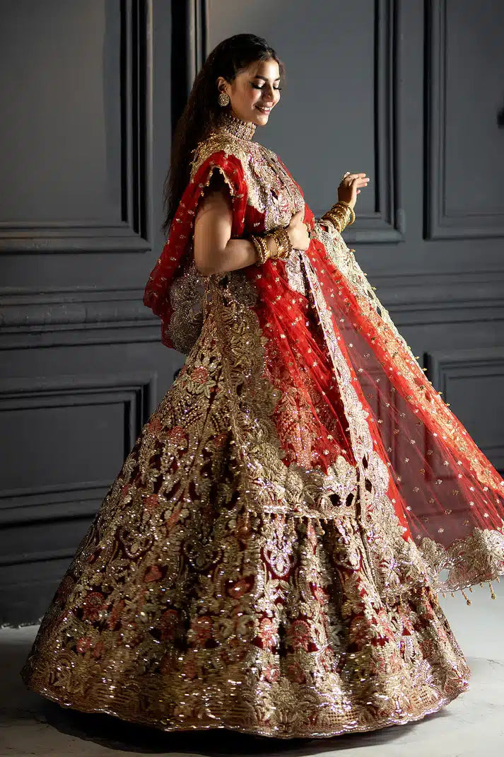 Imrozia Premium | Andaaz e Khaas Formals 23 | IB-47 Calla - Pakistani Designer Dress - by Imrozia Premium | Type: Bridal - 100% Original at Saira Sultan
