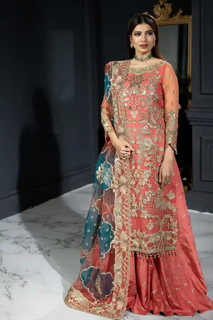 Imrozia Premium | Andaaz e Khaas Bridals 23 | IB-40 Giaa - Pakistani Designer Dress - by Imrozia Premium | Type: Bridal - 100% Original at Saira Sultan