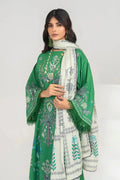 Ittehad | Printed Lawn 24 | IP3P04-3PS-GRN - Pakistani Designer Dress - by Ittehad | Type: Casuals - 100% Original at Saira Sultan