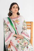 Ittehad | Printed Lawn 24 | IP3P05-3PS-OWH - Pakistani Designer Dress - by Ittehad | Type: Casuals - 100% Original at Saira Sultan