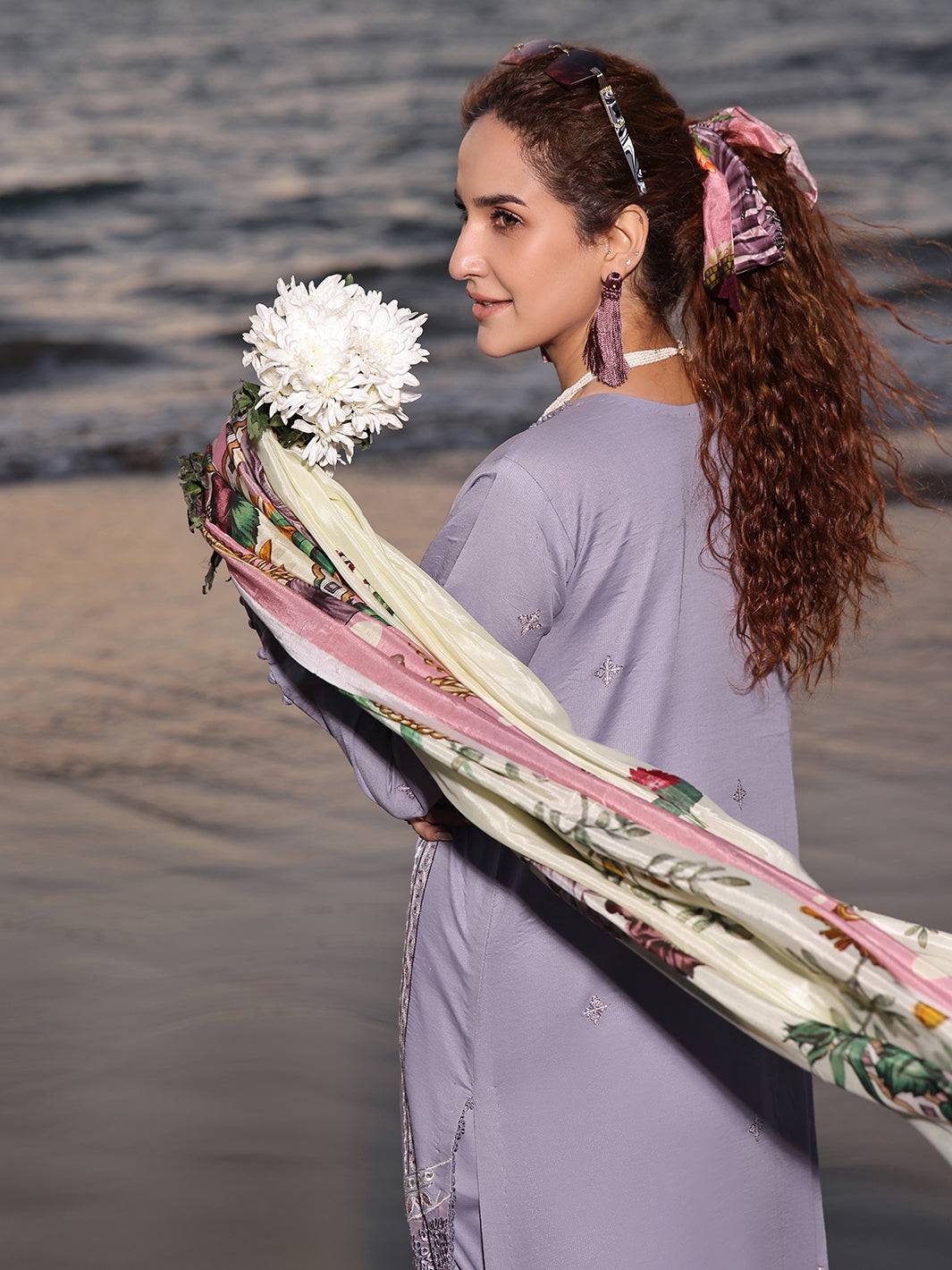 Izel | Saahil Signature Lawn 24 | VANYA - Pakistani Designer Dress - by Izel | Type: Luxury - 100% Original at Saira Sultan