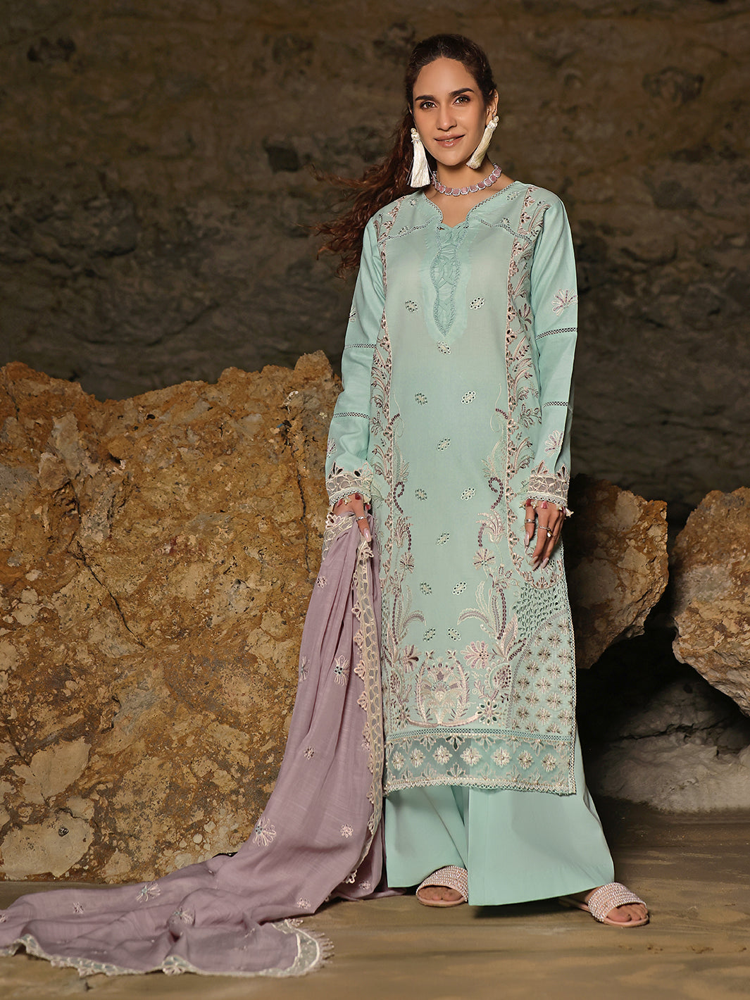 Izel | Saahil Signature Lawn 24 | ZAIB -  Izel Luxury -  Saira Sultan