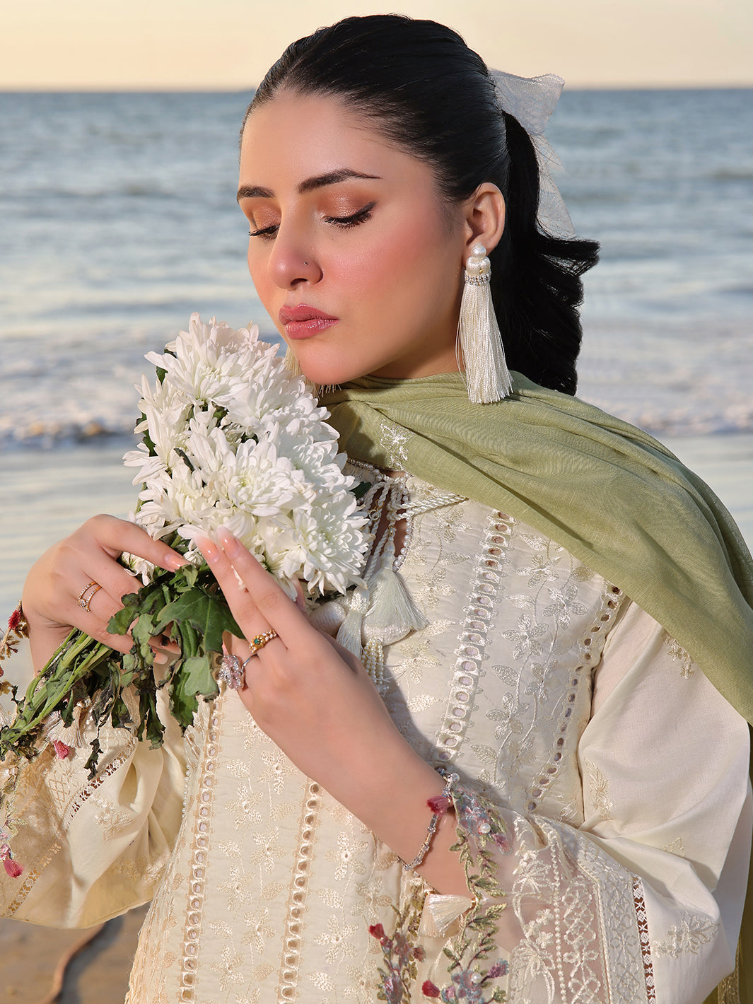 Izel | Saahil Signature Lawn 24 | FLOSSIE -  Izel Luxury -  Saira Sultan