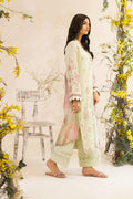 Iznik | Lawnkari 24 | UE-198 SILKGREEN - Pakistani Designer Dress - by Iznik | Type: Formal - 100% Original at Saira Sultan