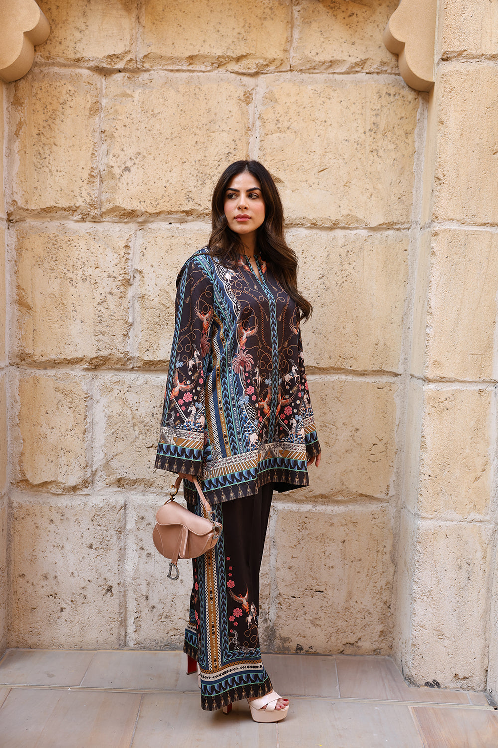 Saira Rizwan | Resort Collection 25 | FELICIA-SRRC04-25 XS Black Silk
