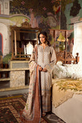 Saira Rizwan | Dahini Silk Pret | MERCINA - SRLP06-25 M Beige Raw Silk