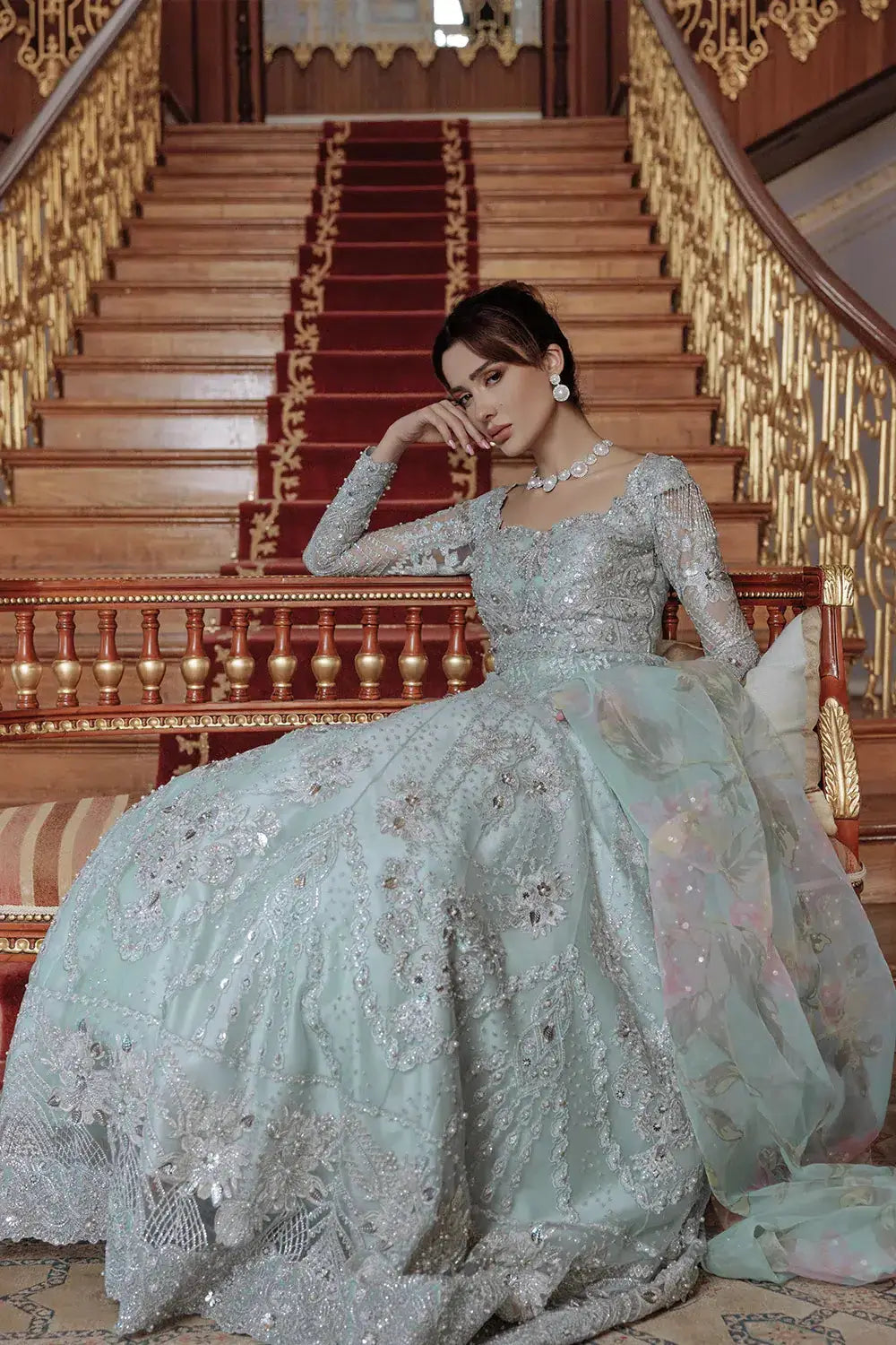 Saira Rizwan | Lumiere Festive 23 | SR-07 - Pakistani Designer Dress - by Saira Rizwan | Type: Bridal - 100% Original at Saira Sultan