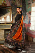 Saira Rizwan | Dahini Silk Pret | ESMA - SRLP02-25 M Black Raw Silk