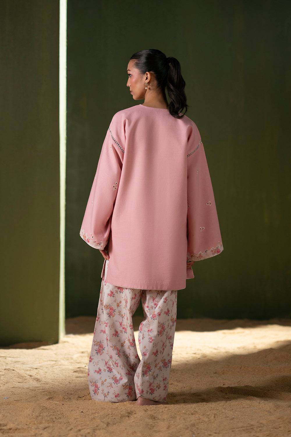 Saira Rizwan | Joolie Co ords | JOOLIE PINK - JBP25-08 - Pakistani Designer Dress - by Saira Rizwan - Type : Ladies Clothes - 100% Original at Saira Sultan