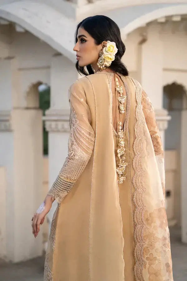 Ittehad | Dilruba Wedding Formals | ESDR78-SUT-BGE - Pakistani Designer Dress - by Ittehad | Type: Bridal - 100% Original at Saira Sultan