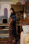 Saira Rizwan | Dahini Silk Pret | REEF -SRLP05-25 S Black Silk