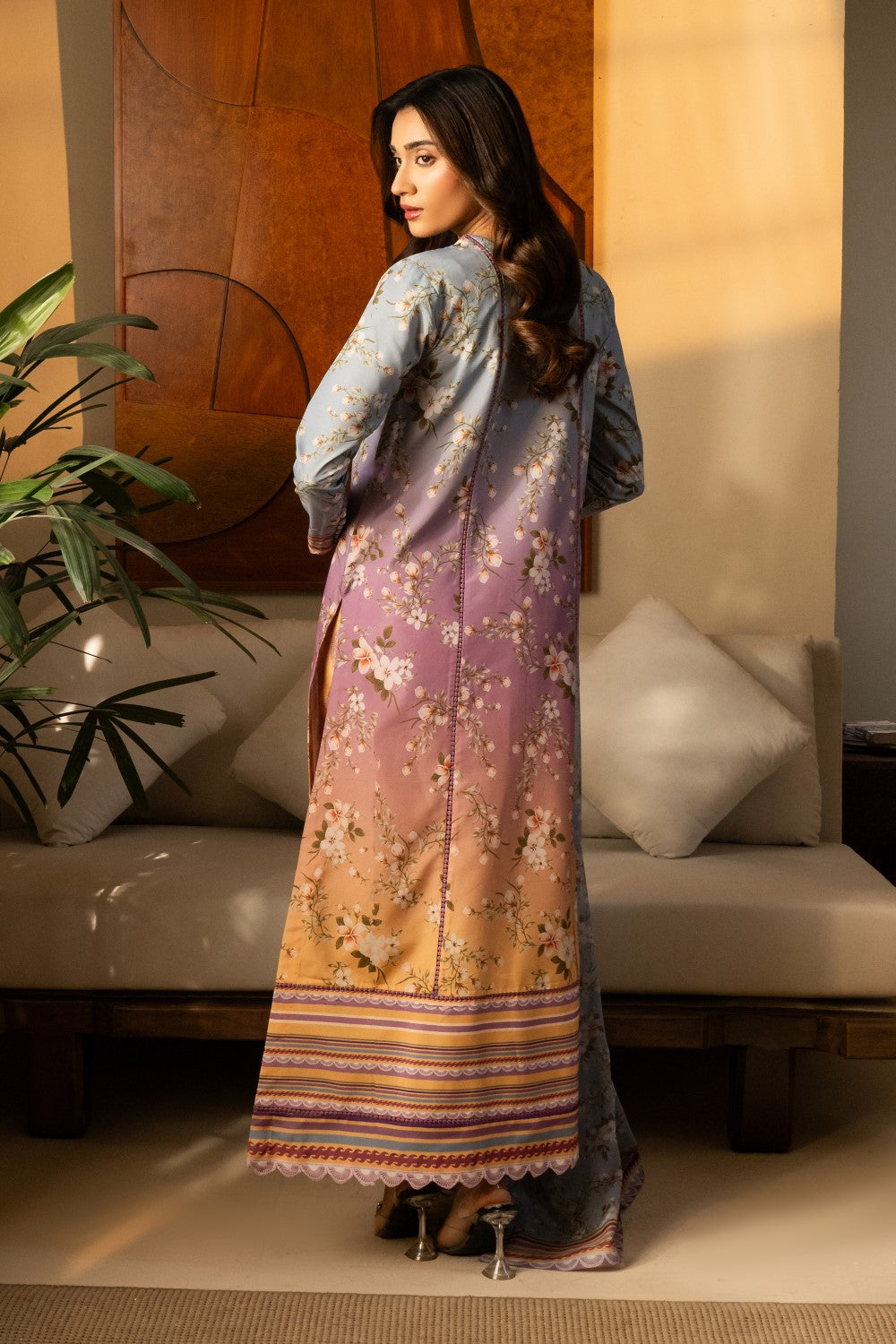 Maryum N Maria | Nazm Collection | LANA - MS50458 XS Silk Multi
