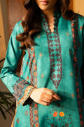 Maryum N Maria | Nazm Collection | LIYANA - MS50469 M Green Blue Silk