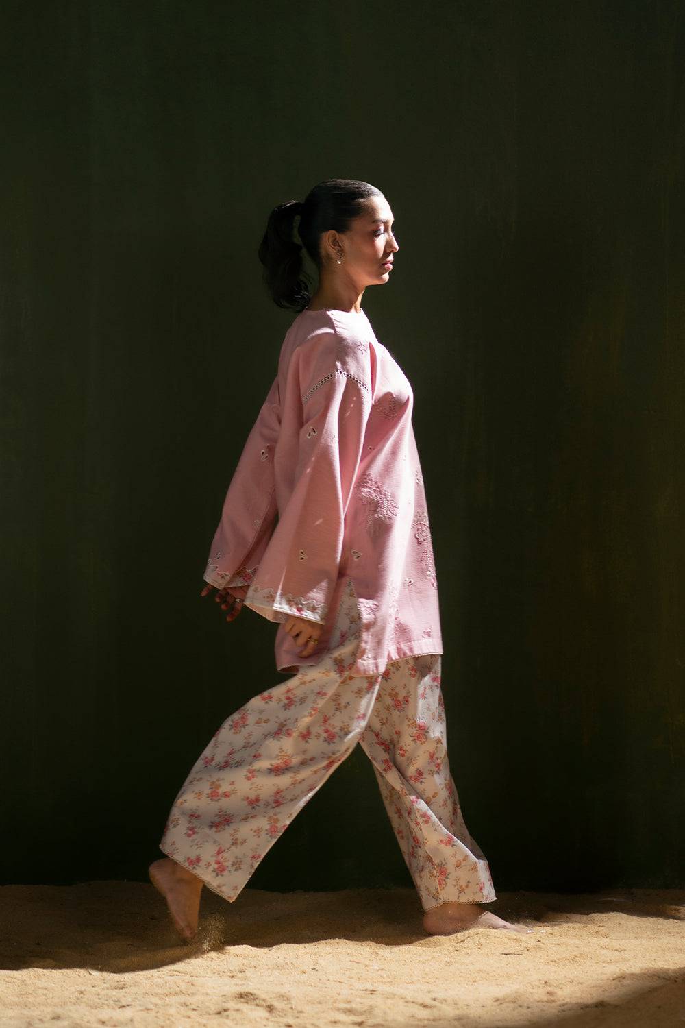 Saira Rizwan | Joolie Co ords | JOOLIE PINK - JBP25-08 - Pakistani Designer Dress - by Saira Rizwan - Type : Ladies Clothes - 100% Original at Saira Sultan