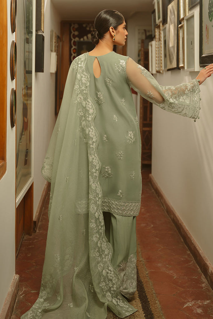 Cross Stitch | Luxe Atelier 25 | GREEN LILY XS Mint Green Organza