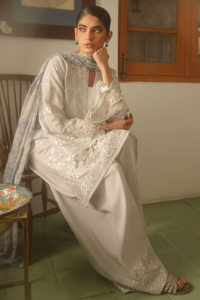 Cross Stitch | Luxe Atelier 25 | GRAY DAWN XL Light Gray Silk