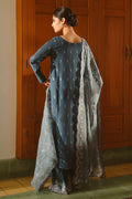 Cross Stitch | Luxe Atelier 25 | MAJESTIC TEAL S Blue Gray Silk