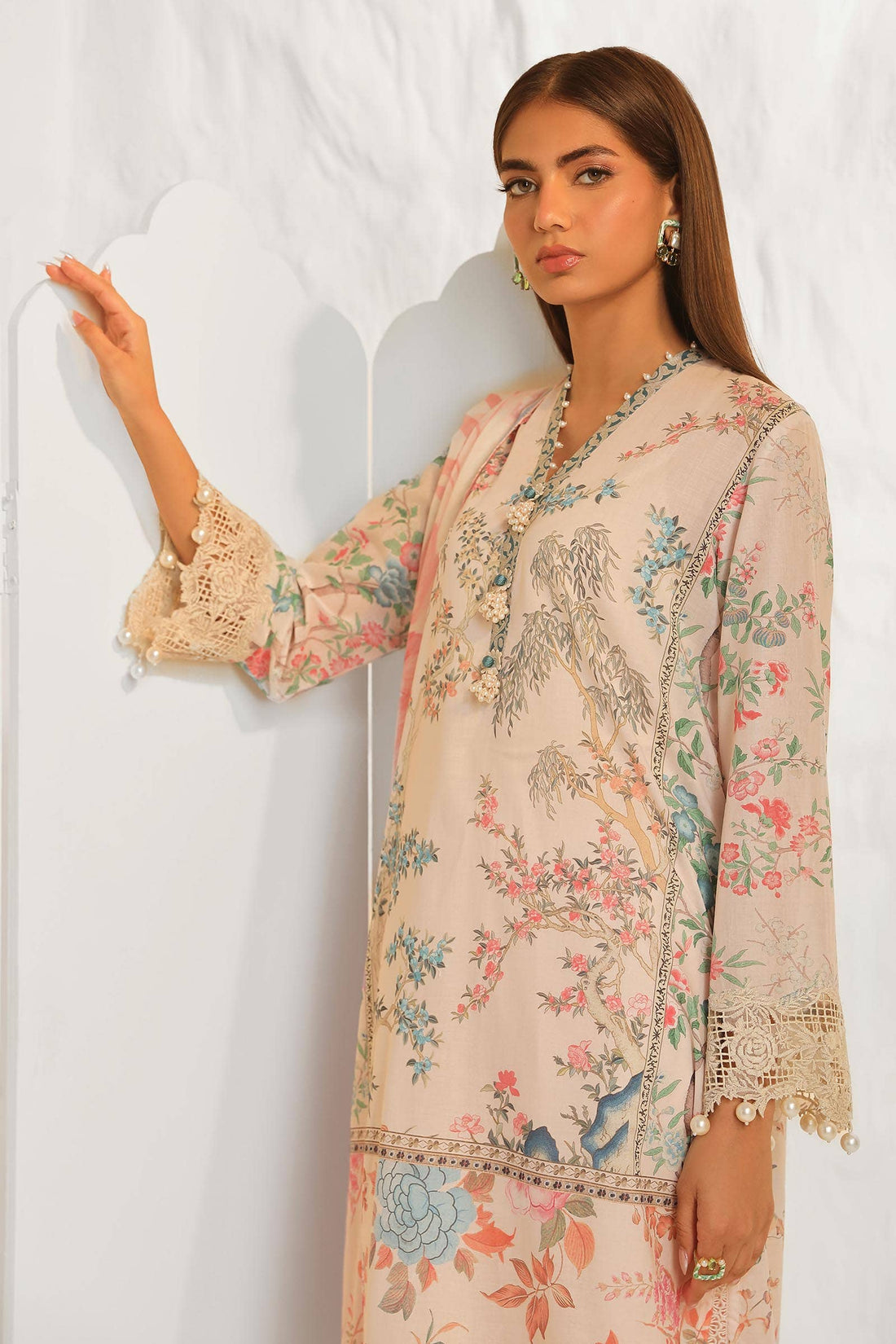 Sana Safinaz | Muzlin Summer 24 | 001A-CI -  Sana Safinaz Luxury -  Saira Sultan