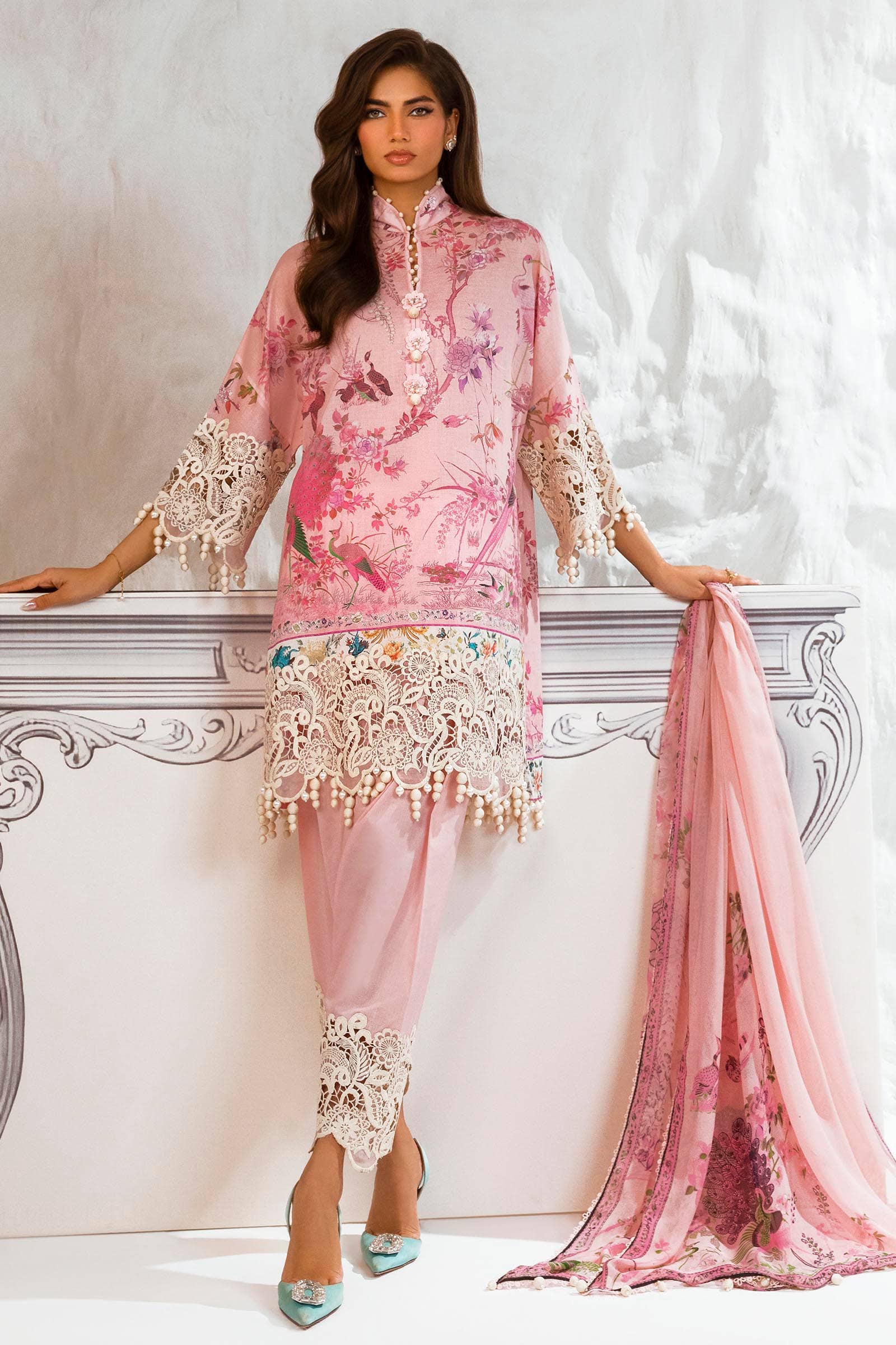 Sana Safinaz | Muzlin Summer 24 | 004A-CI -  Sana Safinaz Luxury -  Saira Sultan