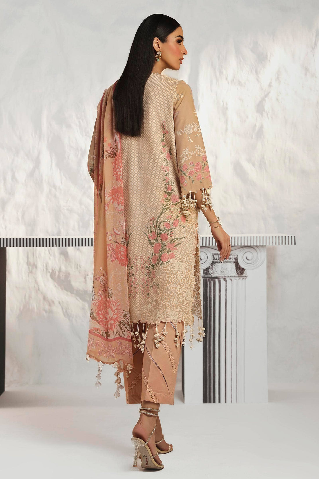 Sana Safinaz | Muzlin Summer 24 | 012B-CJ - Pakistani Designer Dress - by Sana Safinaz | Type: Luxury - 100% Original at Saira Sultan