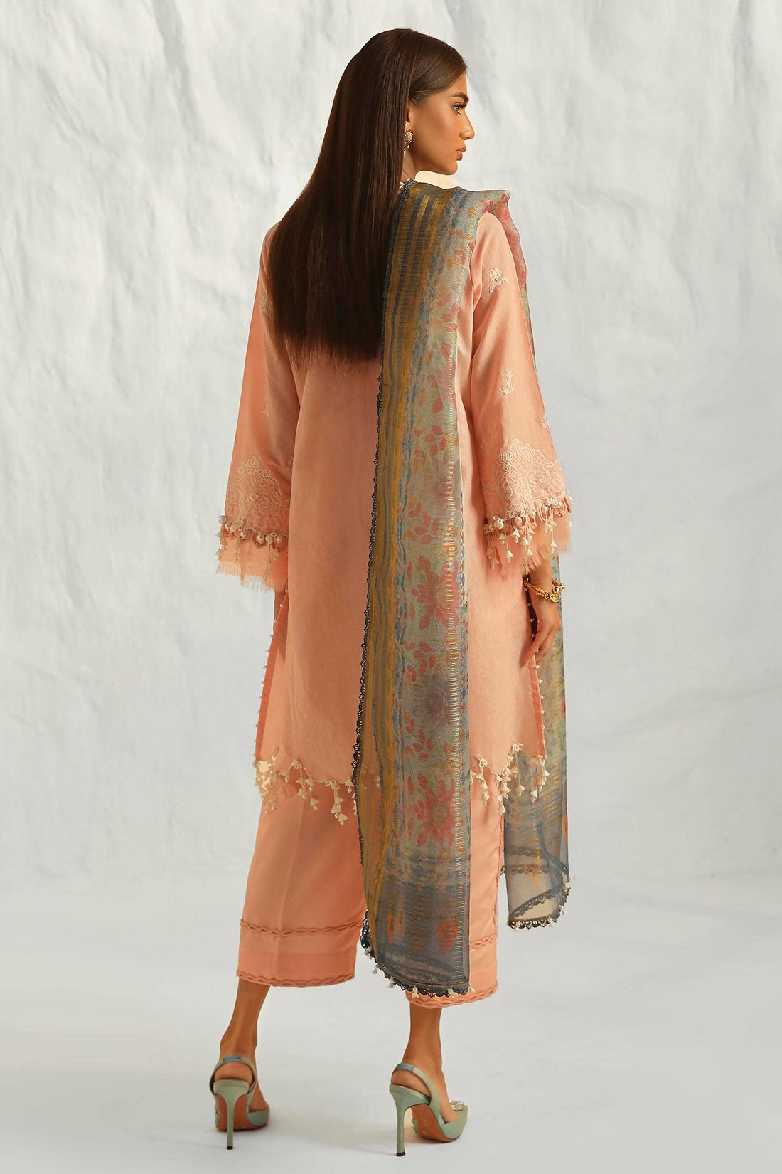 Sana Safinaz | Muzlin Summer 24 | 013A-DH - Pakistani Designer Dress - by Sana Safinaz | Type: Luxury - 100% Original at Saira Sultan