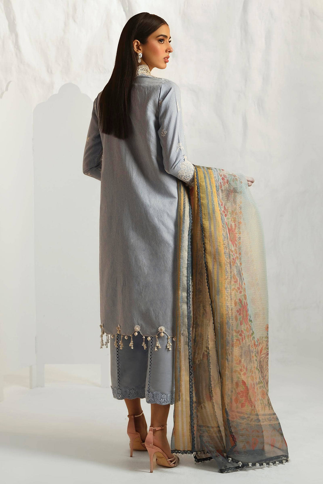 Sana Safinaz | Muzlin Summer 24 | 013B-DH - Pakistani Designer Dress - by Sana Safinaz | Type: Luxury - 100% Original at Saira Sultan