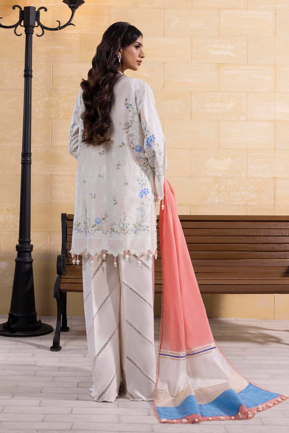Sana Safinaz | Muzlin Spring | M251-008B-3DG - Pakistani Designer Dress - by Sana Safinaz - Type : Ladies Clothes - 100% Original at Saira Sultan