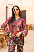Saira Rizwan | Resort Collection 25 | ROSA-SRRC03-25 M Maroon Silk