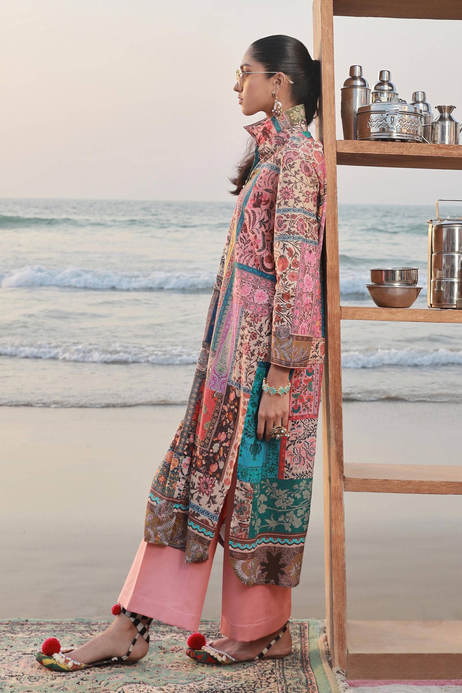 Sana Safinaz | Mahay Spring 24 | H241-014A-2C - Pakistani Designer Dress - by Sana Safinaz | Type: Luxury - 100% Original at Saira Sultan