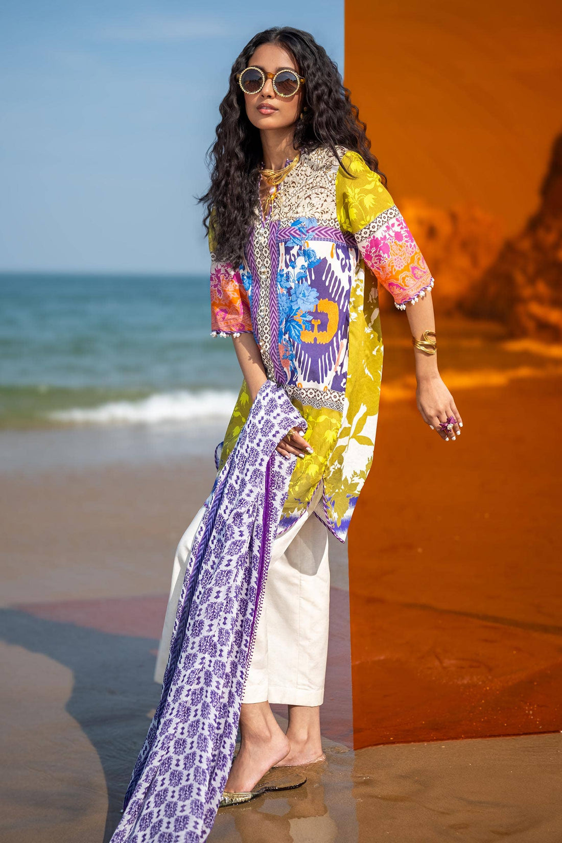 Sana Safinaz | Mahay Spring 24 | H241-015B-2I - Pakistani Designer Dress - by Sana Safinaz | Type: Luxury - 100% Original at Saira Sultan